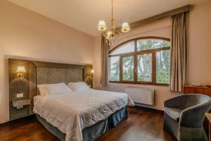 Camera elegante a Villa Lecchi